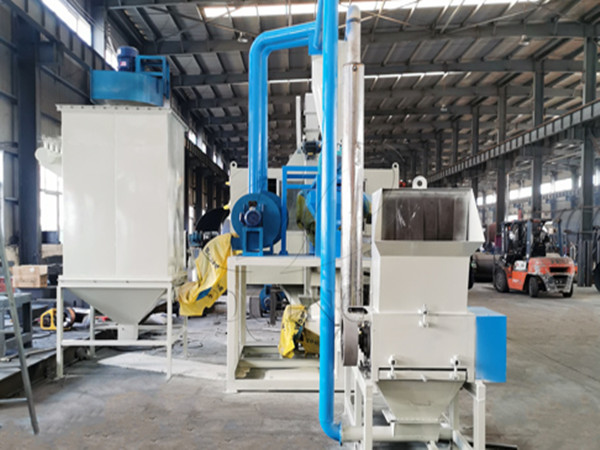 Copper aluminum radiator recycling machine working process