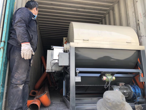 One set electrostatic component dismantling machine delivered to Vietnam