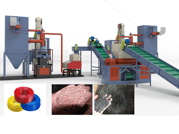 How can I recycle wires and cables by copper cable wire recycling machine?