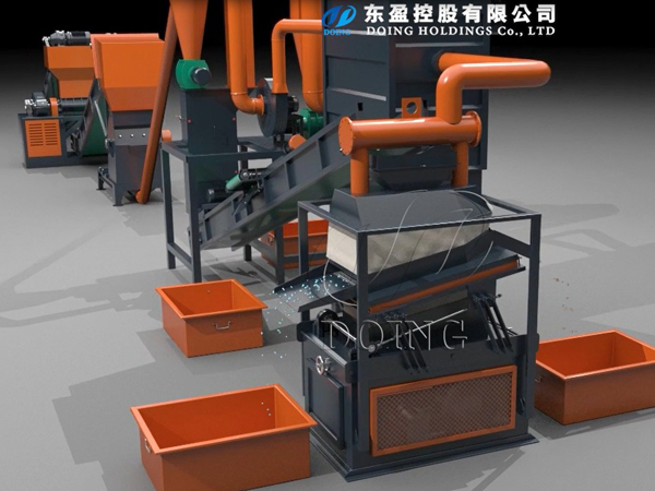 3D video shows the running process of large scale radiator recycling machine