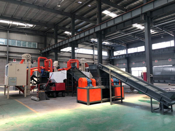 Scrap cable wire recycling equipment project was successfully put into production in Hunan, China