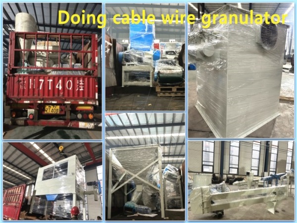 One set cable wire granulator purchased by old customer was delivered to Yunnan, China from Doing factory