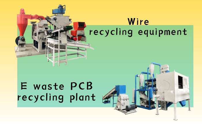 wire recycling equipment and e waste PCB recycling plant