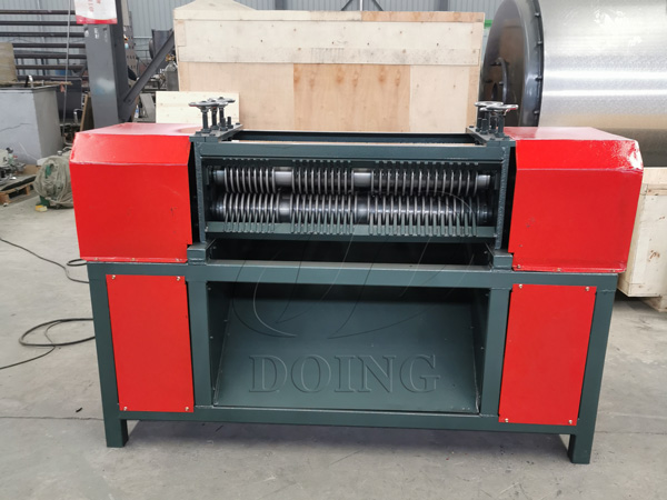 Costa Rica customer ordered a stripping type radiator recycling machine from Doing Company