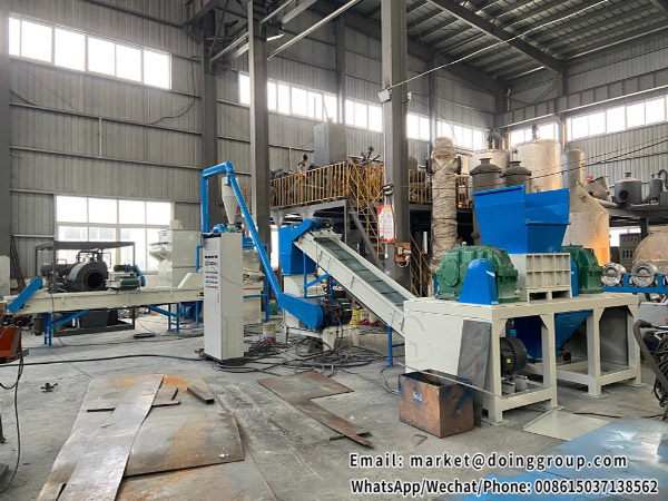 Thailand Client ordered a 500kg/h AC radiator recycling machine from DOING Company