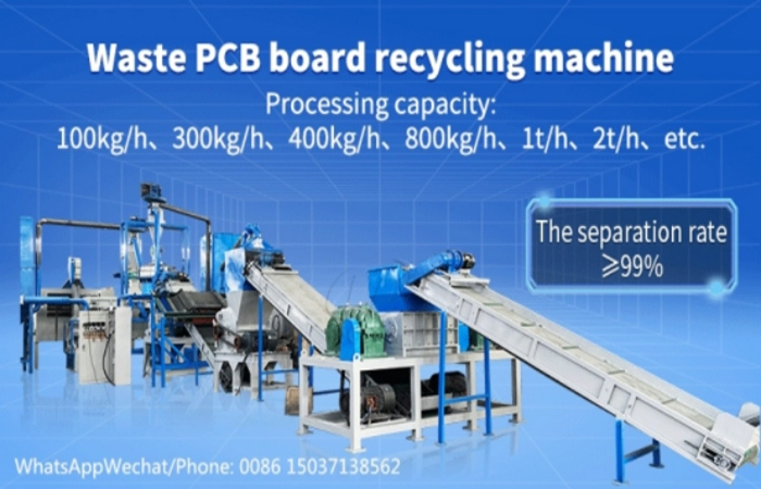 PCB boards recycling machine