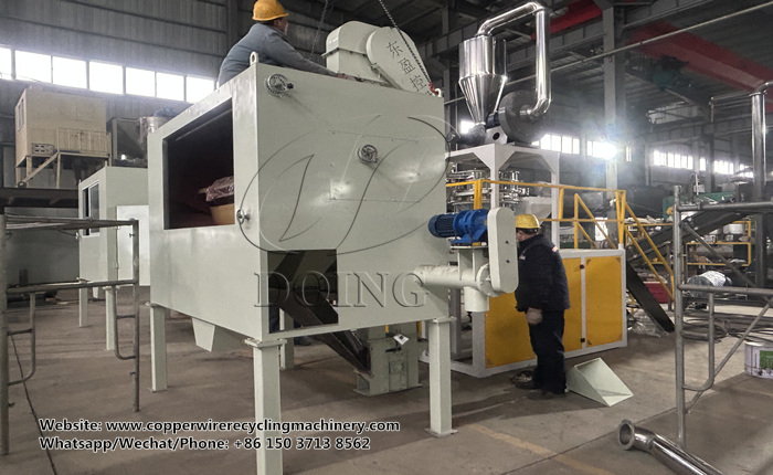 Current status of production of aluminum plastic foil recycling machine