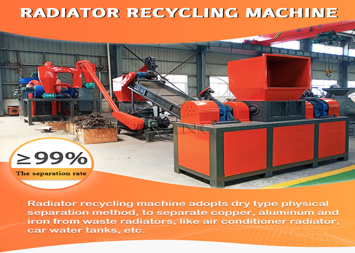 Radiator recycling separator