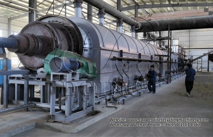 Carbanization of charcoal making machine