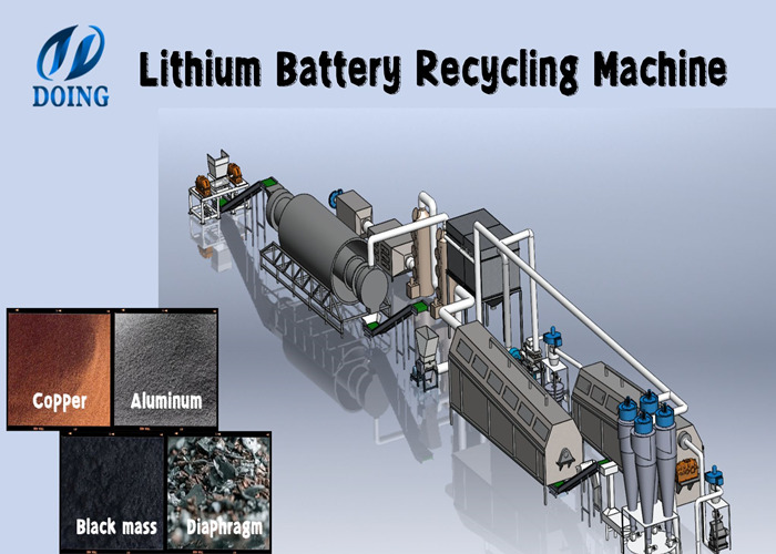 The products of lithium battery recycling machine