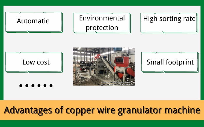 Advantages of copper cable recycling machine