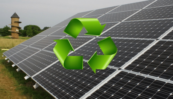 Solar panel recycling