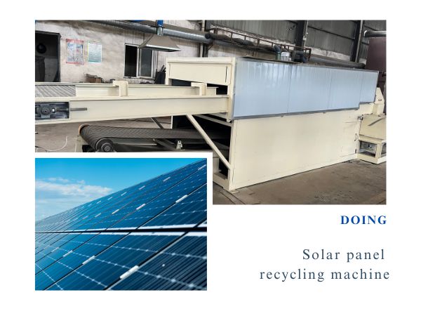 Good news! British customer ordered photovoltaic panel recycling machine from Henan DOING