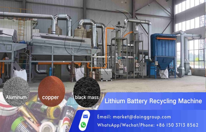 Lithium battery recycling equipment