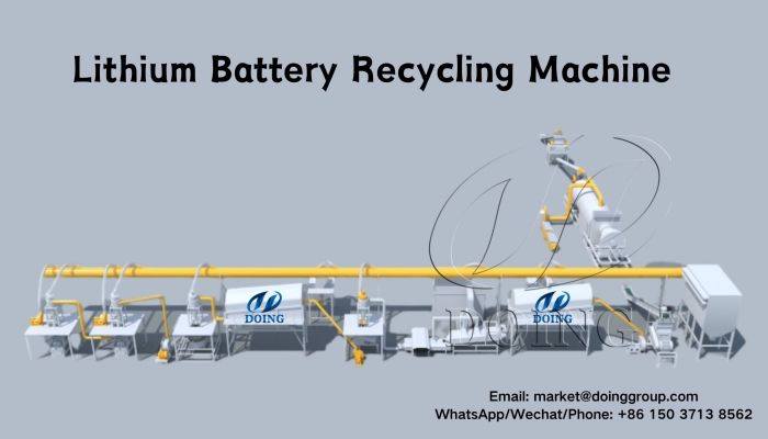 Lithium battery recycling equipment