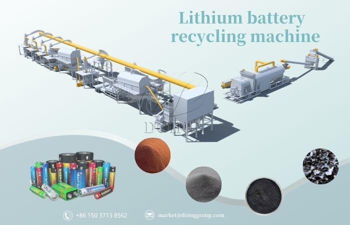 Lithium battery recycling equipment