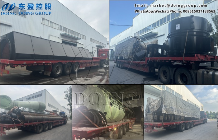 organic waste continuous carbonization equipment 