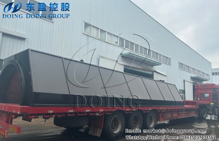 organic waste continuous carbonization equipment