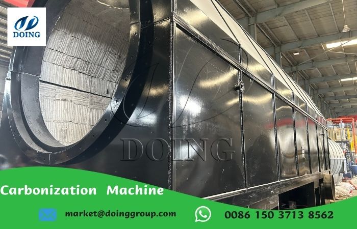 Continuous carbonization furnace