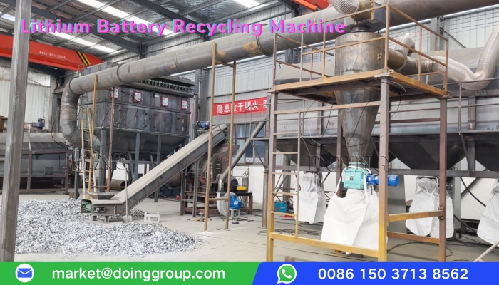 waste lithium battery processing equipment