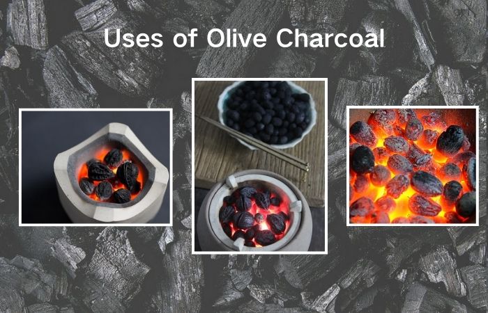 The main application of olive charcoal