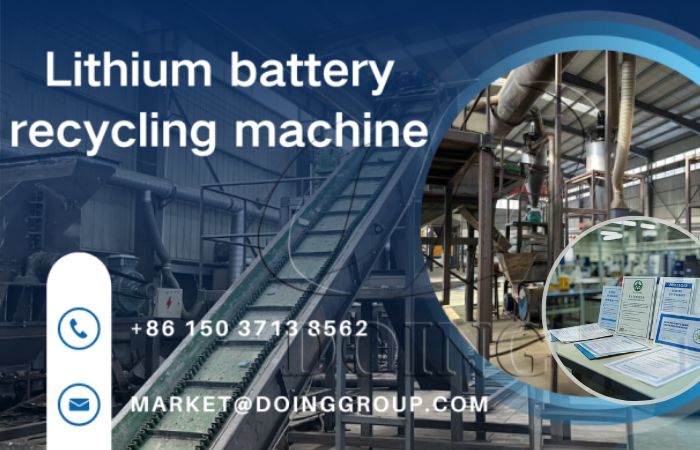 battery scrap recycling plant