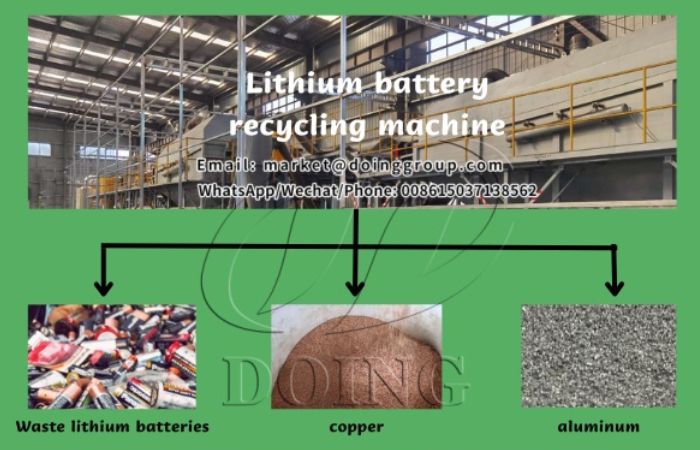 lithium-ion battery recycling machine