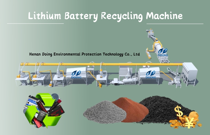 lithium-ion battery recycling machine