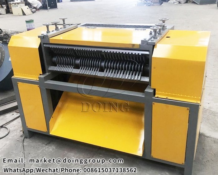 radiator stripping and separating machine