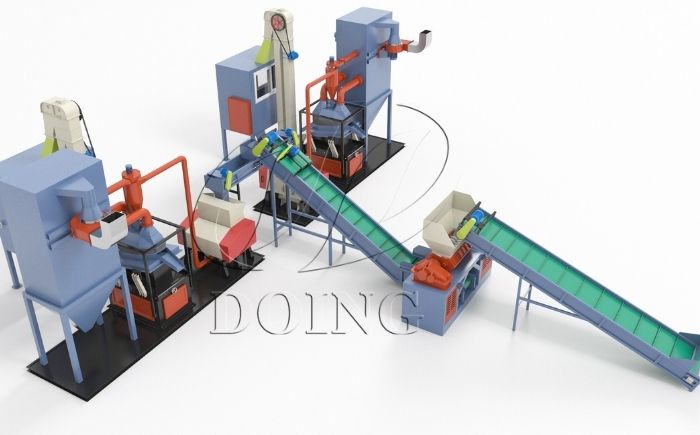 copper wires recycling machine